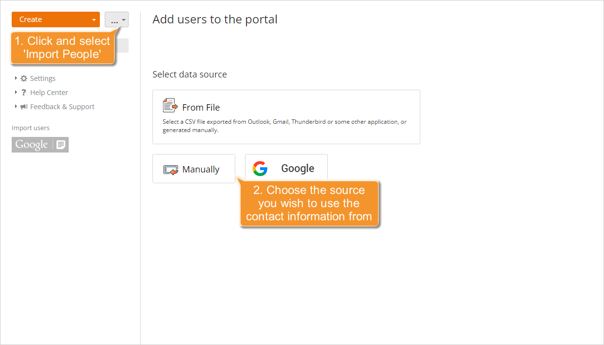 How to add guests to your portal? Import guest accounts