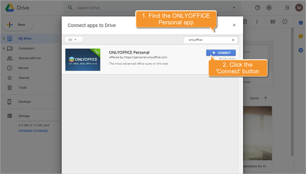 How ONLYOFFICE handles Google user data