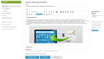 Blog führen