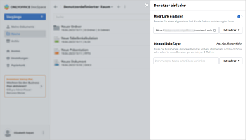 Einladungslink