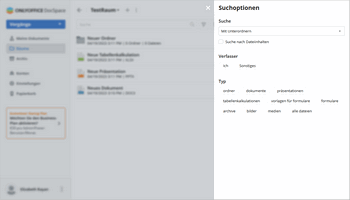 Daten filtern