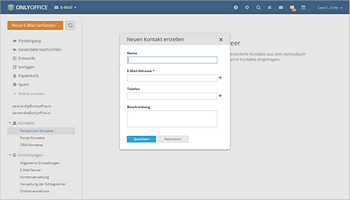 Neue persönliche Kontakte hinzufügen