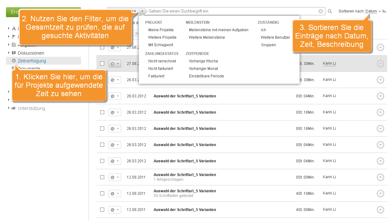 Wie erfasst man die Arbeitszeit effizient? Schritt 2