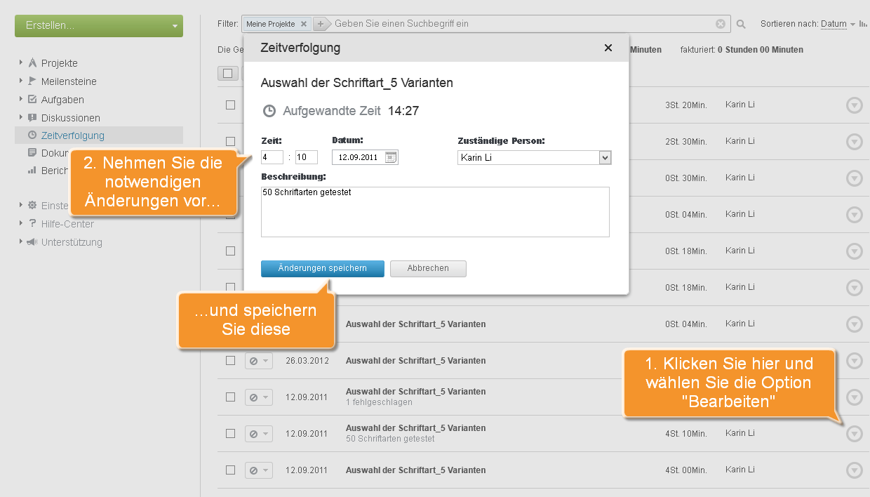 Wie erfasst man die Arbeitszeit effizient? Schritt 3
