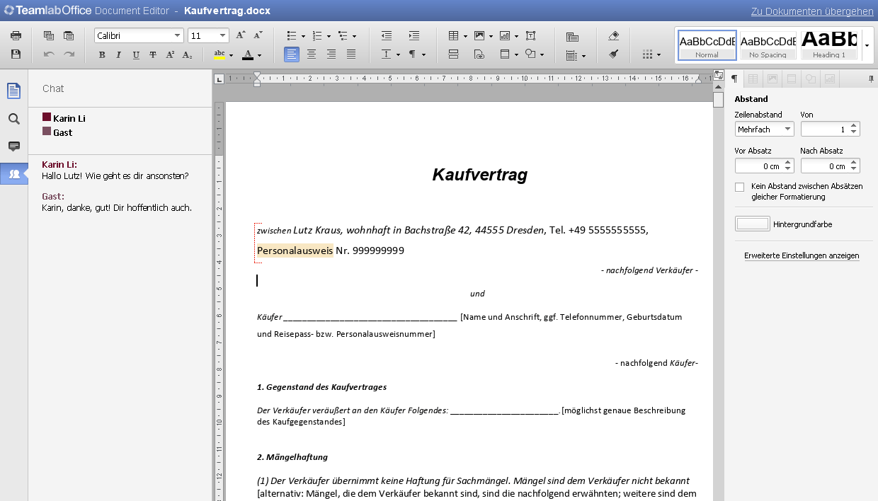 Wie bearbeiten Sie ein Online-Dokument gemeinsam? Schritt 6