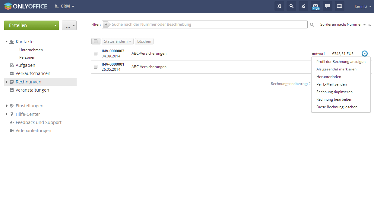 How to create invoices for your clients? Step 7