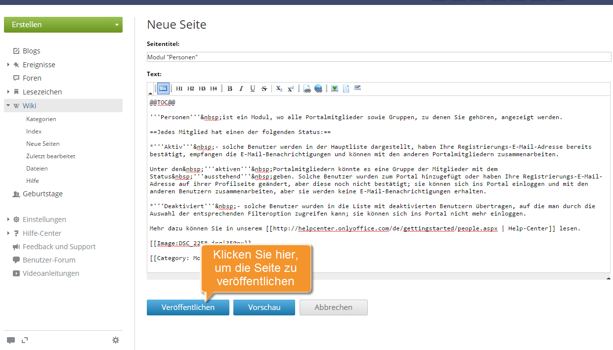 Wie erstellt man eine Wissensdatenbank? Schritt 8