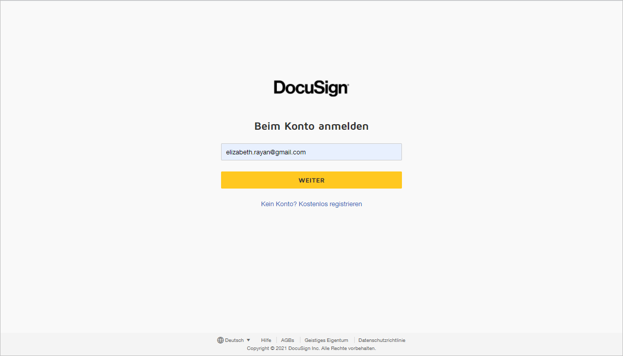 Wie sendet man Dokumente zur Signatur? Schritt 1