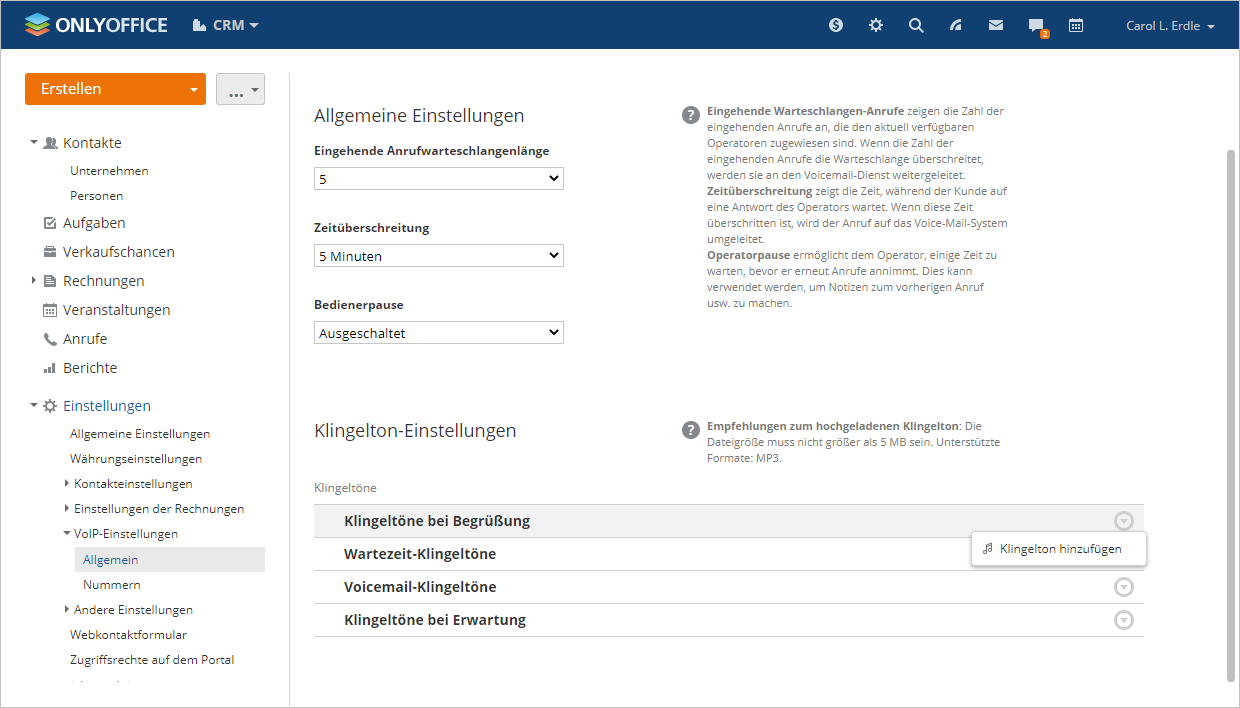 So rufen Sie Ihre Kunden direkt aus Ihrem CRM an. Schritt 4