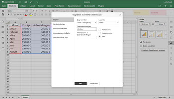 Wie kann man ein Diagramm in Excel erstellen? Schritt  3