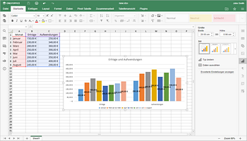 Wie kann man ein Diagramm in Excel erstellen? Schritt  3
