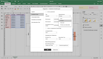 Wie kann man ein Diagramm in Excel erstellen? Schritt  4