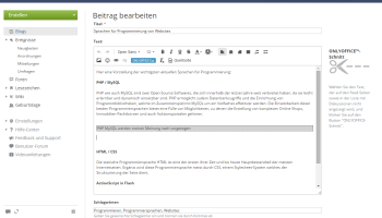 Wie fügt man ein Bild in einen Beitrag ein? Schritt 2
