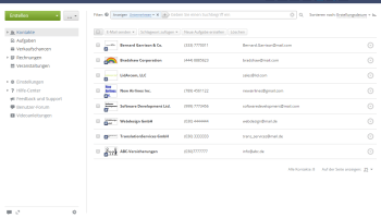 Wie exportieren Sie Ihre CRM-Kundendatenbank und bearbeiten Sie diese mit Spreadsheet Editor? Schritt 2