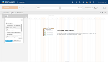 So verwalten Sie Ihr Projekt mithilfe des Gantt-Diagramms. Schritt 2