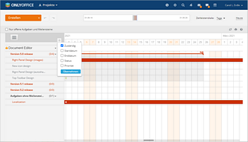 So verwalten Sie Ihr Projekt mithilfe des Gantt-Diagramms. Schritt 3
