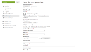 How to create invoices for your clients? Step 5