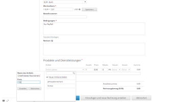 How to create invoices for your clients? Step 6