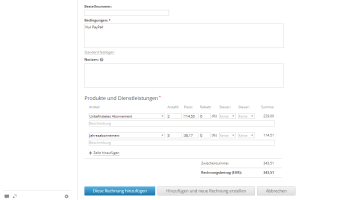 How to create invoices for your clients? Step 7