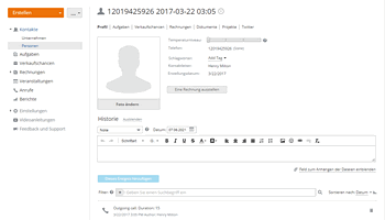So rufen Sie Ihre Kunden direkt aus Ihrem CRM an. Schritt 7