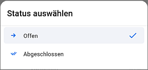 Aufgabenstatus