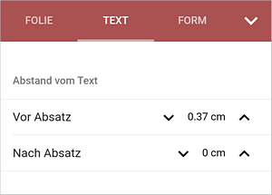 Absatz - Zeilenabstand - Einstellungen