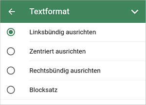 Textformat