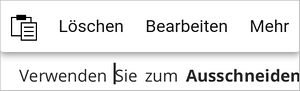 Pop-Up Menü