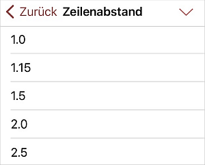 Absatz-Zeilenabstand anpassen