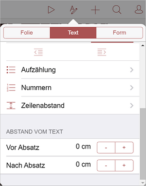 Absatz - Zeilenabstand - Einstellungen