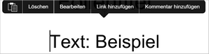 Pop-Up Menü
