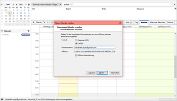 Exporting Calendar - Mozilla Thunderbird