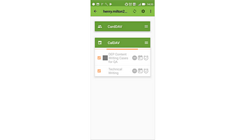 Kalender exportieren - Android-Gerät