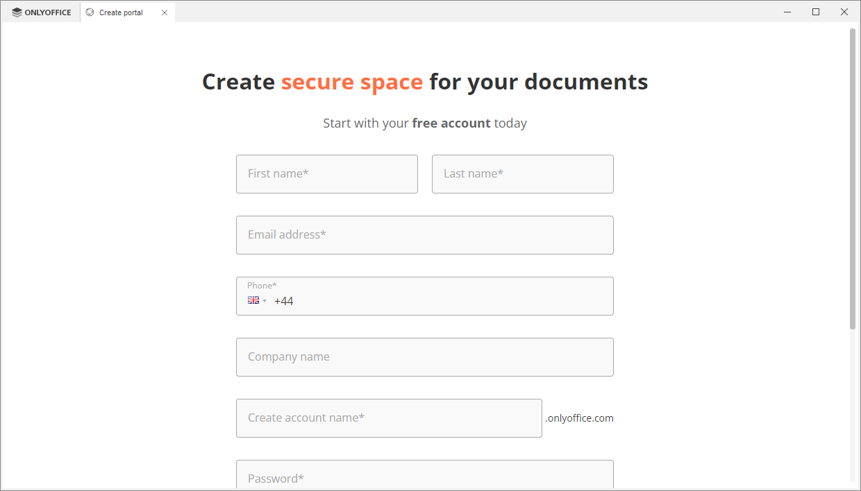 Formular Portal erstellen