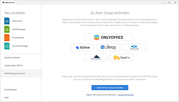 Fenster Verbindung mit Cloud