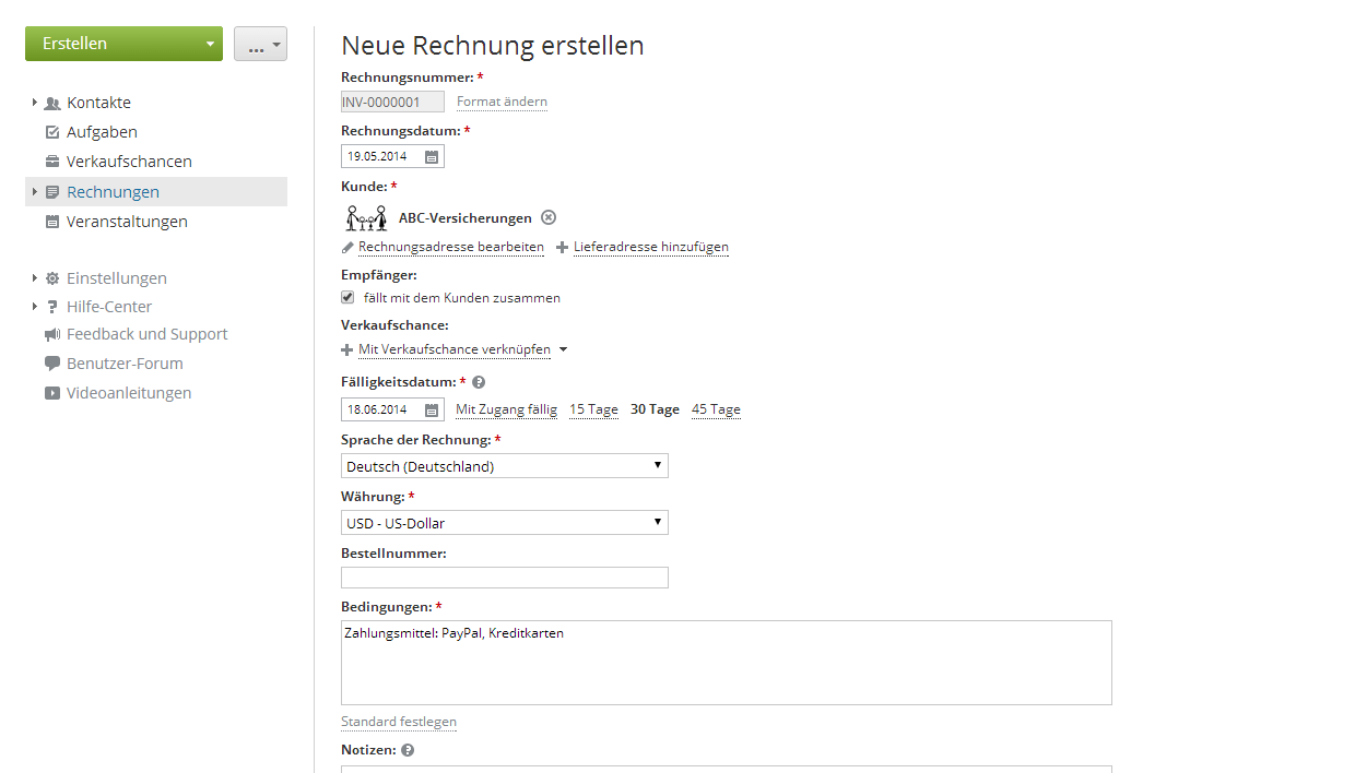 Make invoice
