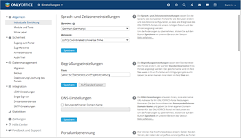 Portal einrichten