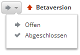 Menü Aufgabenstatus