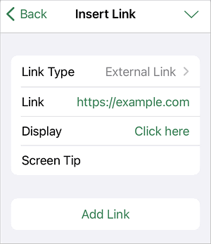 External Hyperlink