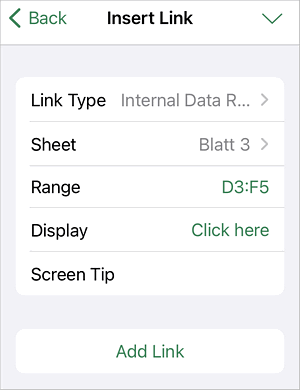 Internal Hyperlink