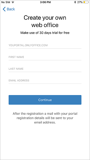 Create web office