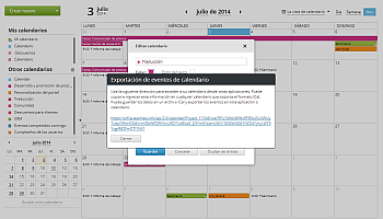Exportar calendario