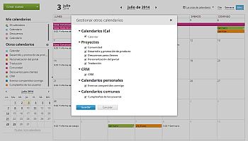 Manejar calendarios