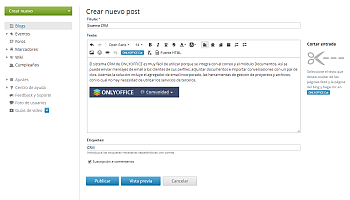 Mantener blog