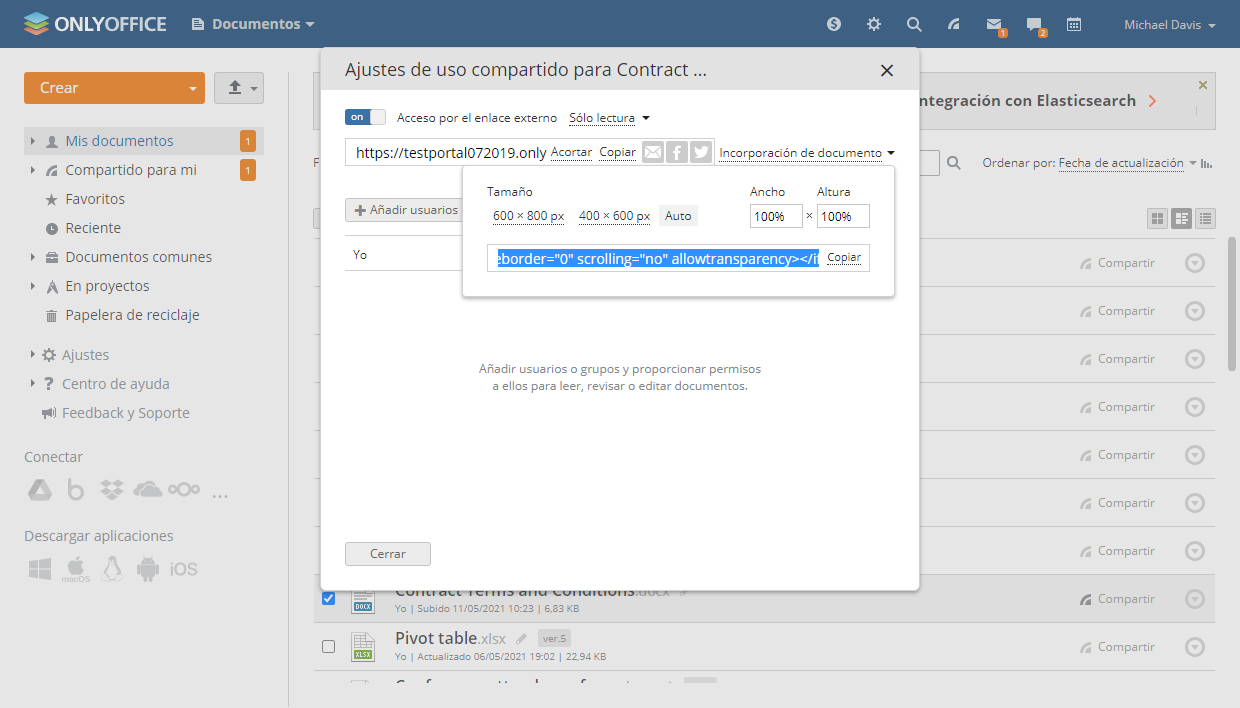 Embedding Document