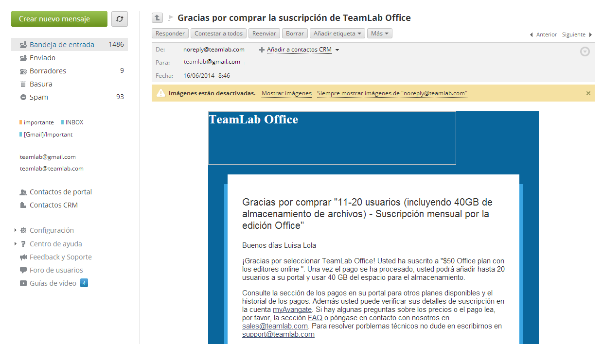 Activar imagen