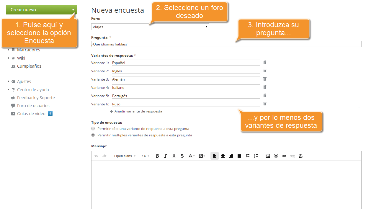¿Cómo hacer su foro más interactivo? Step 2
