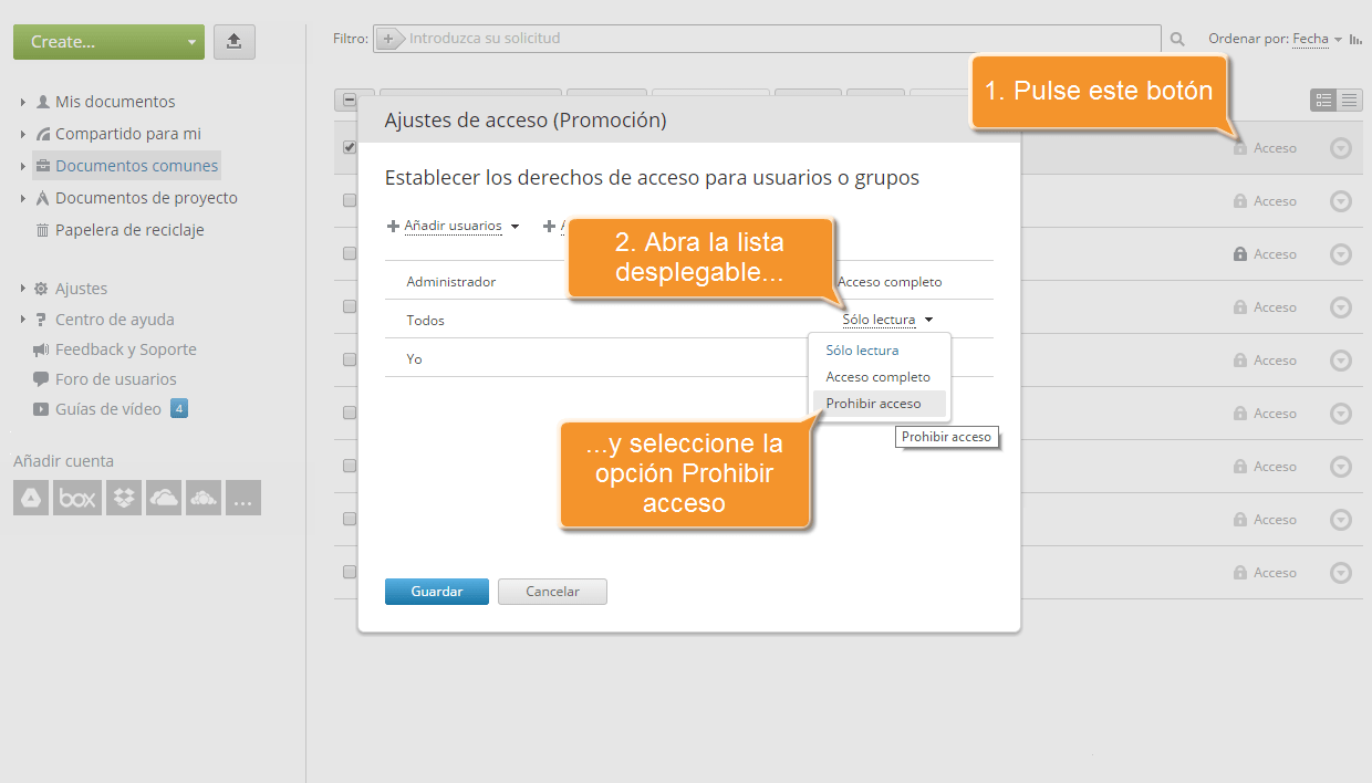 ¿Cómo organizar y gestionar la documentación de su empresa? Paso 3