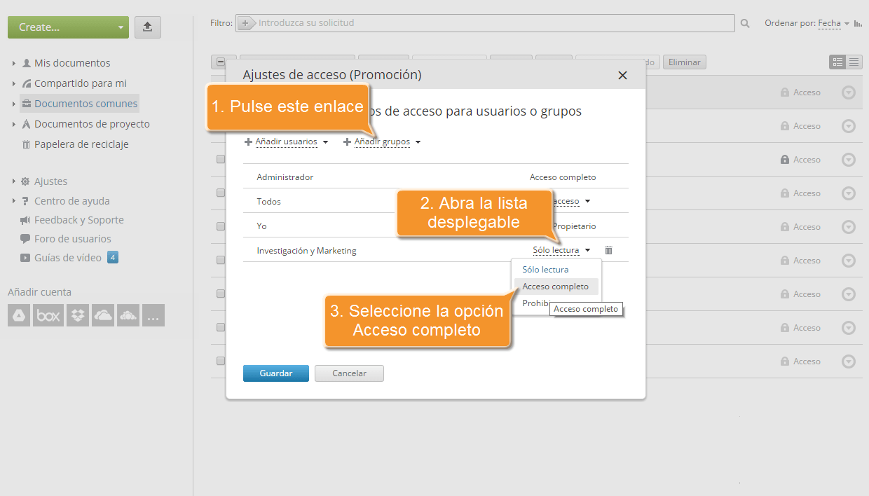 ¿Cómo organizar y gestionar la documentación de su empresa? Paso 3