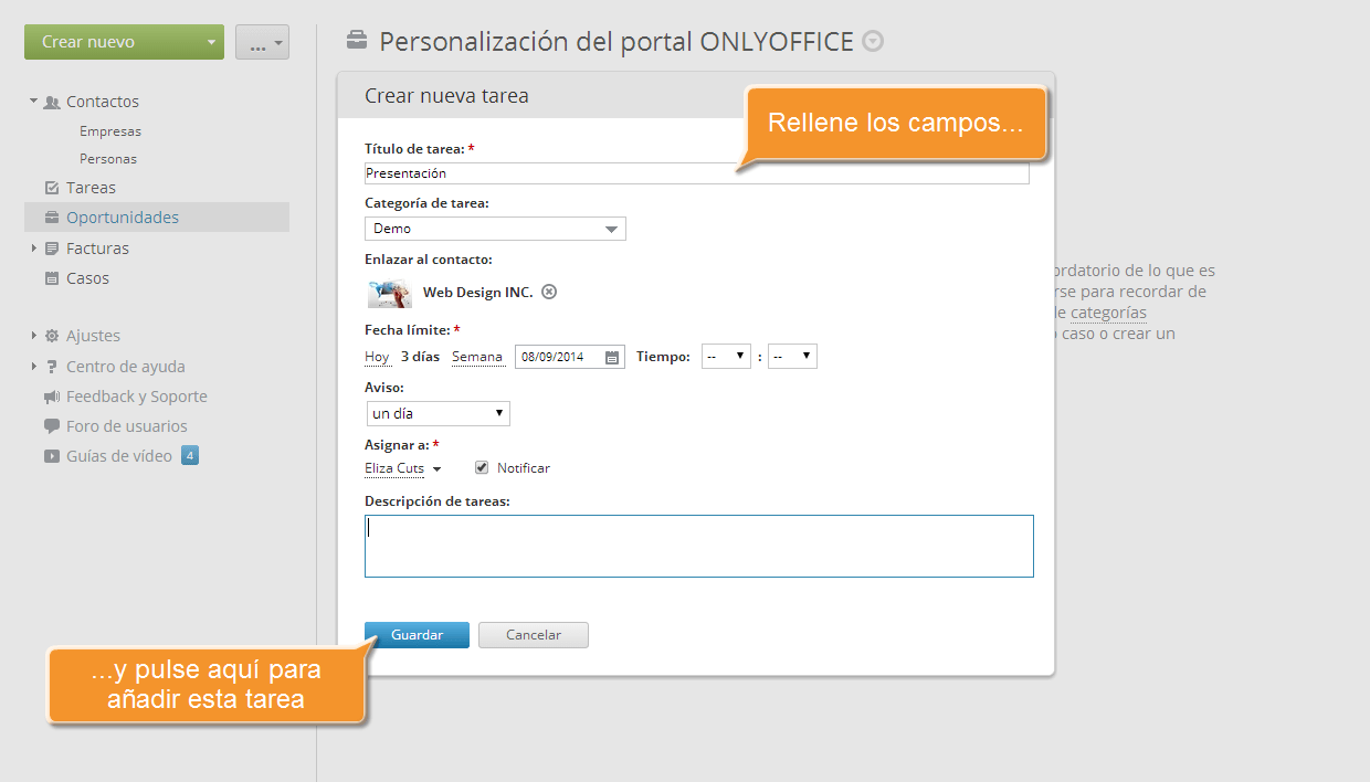 ¿Cómo seguir sus ventas potenciales? Step 4